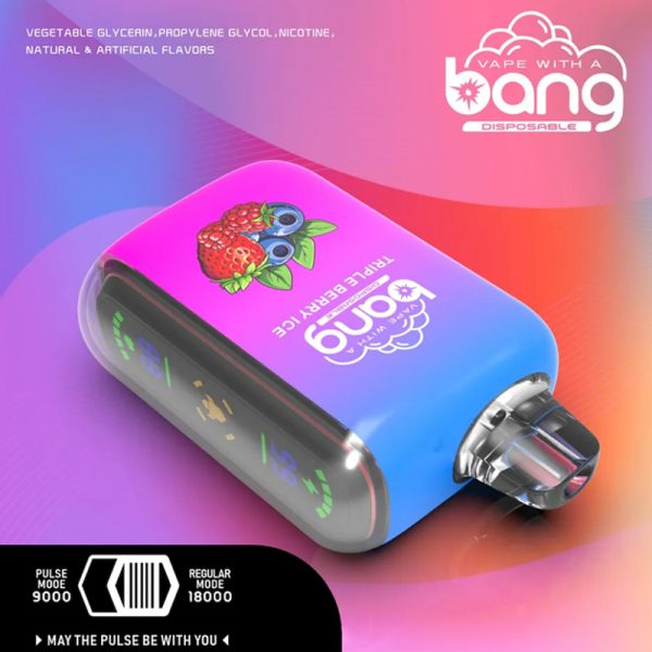 Bang Rocket 18000 18k Puffs Disposable Vape 16ml 0% 2% 3% 5% Nicotine 12 Tastes Rechargeable Factory Direct